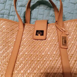harrods handbag tan